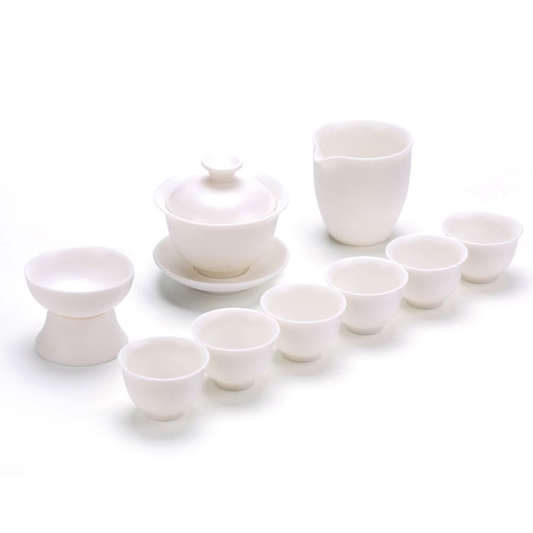 Service à Thé Chinois - Gaiwan Blanc