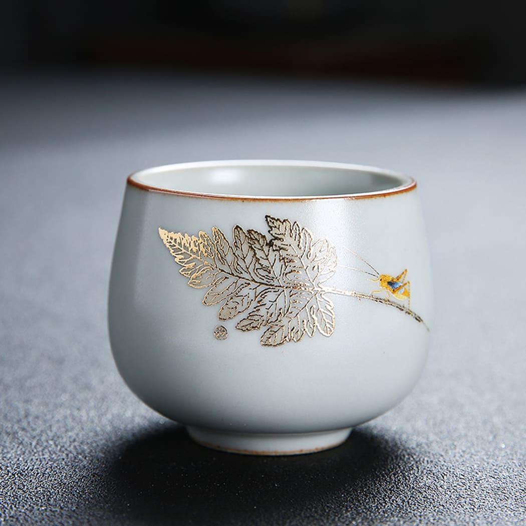 Tazza da Tè in Porcellana Bianca