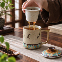 Mug Dunhuang in Ceramica con Infusiore