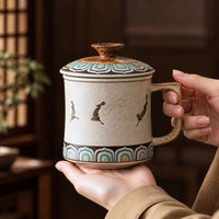 Mug Dunhuang in Ceramica con Infusiore