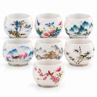 Tazzina in Ceramica Decorate a Mano - Collezione Oriental