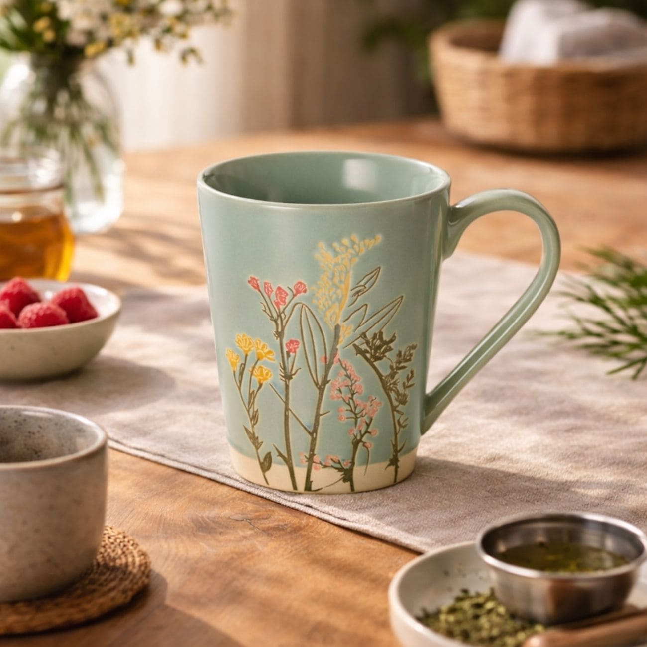 Meadow Bloom Ceramic Mug