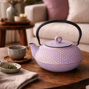 Violet Gold Cast Iron Teapot